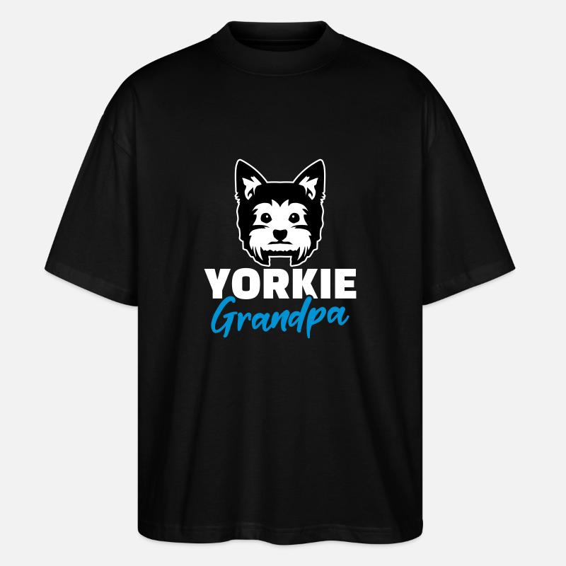 Yorkshire Terrier - T-shirt bio Blaster 2.0 coupe oversize Stanley/Stella Unisexe - noir