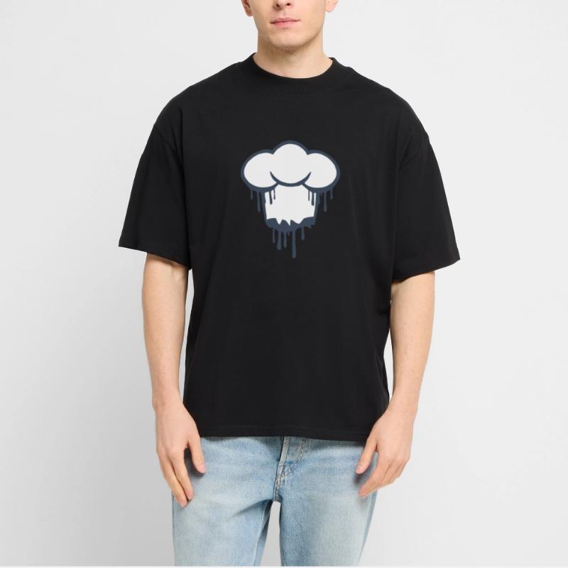Graffiti Chef's Hat Kitchen Master Chef Cool Spray Stanley/Stella Oversized Unisex Organic T-shirt Blaster 2.0
