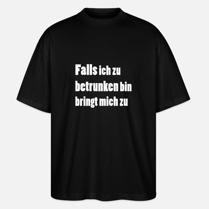 bring mich zu - ich bin - Stanley/Stella Oversized Unisex Bio T-Shirt Blaster 2.0 - Schwarz