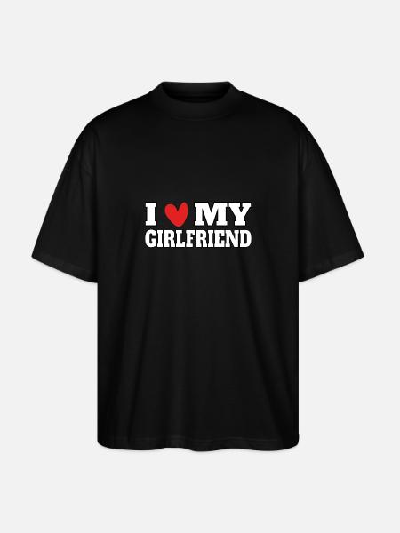 J’aime ma copine - T-shirt bio Blaster 2.0 coupe oversize Stanley/Stella Unisexe - noir