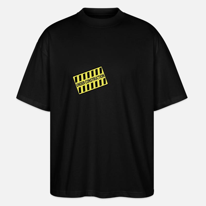 Under Construction - Stanley/Stella Oversized Unisex Organic T-shirt Blaster 2.0 - black
