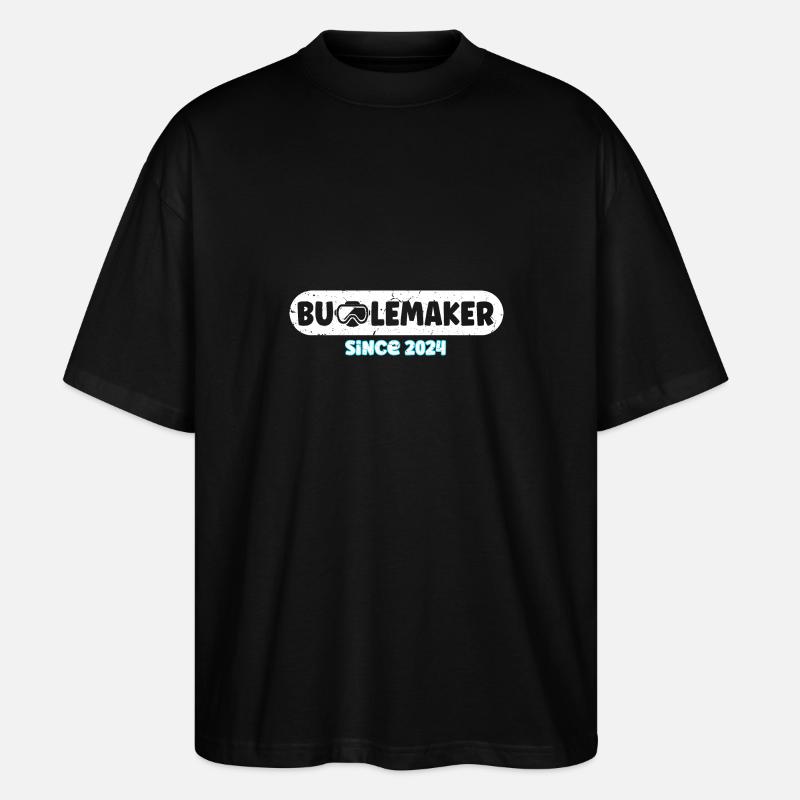 Bubblemaker Scuba Diving Tauchen - Stanley/Stella Oversized Unisex Organic T-shirt Blaster 2.0 - black