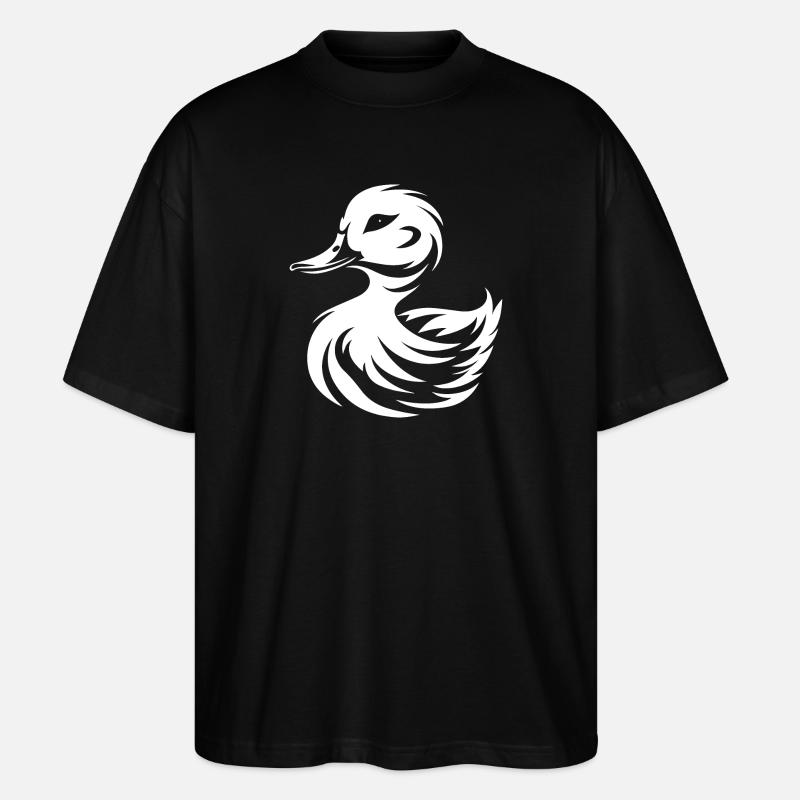 Ente - Stanley/Stella Oversized Unisex Bio T-Shirt Blaster 2.0 - Schwarz