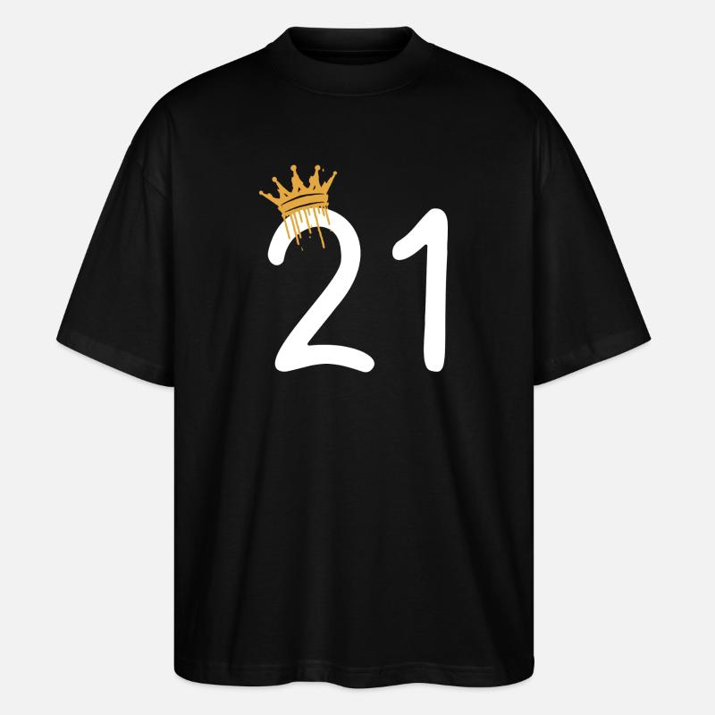 21 - Stanley/Stella Oversized Unisex Bio T-Shirt Blaster 2.0 - Schwarz