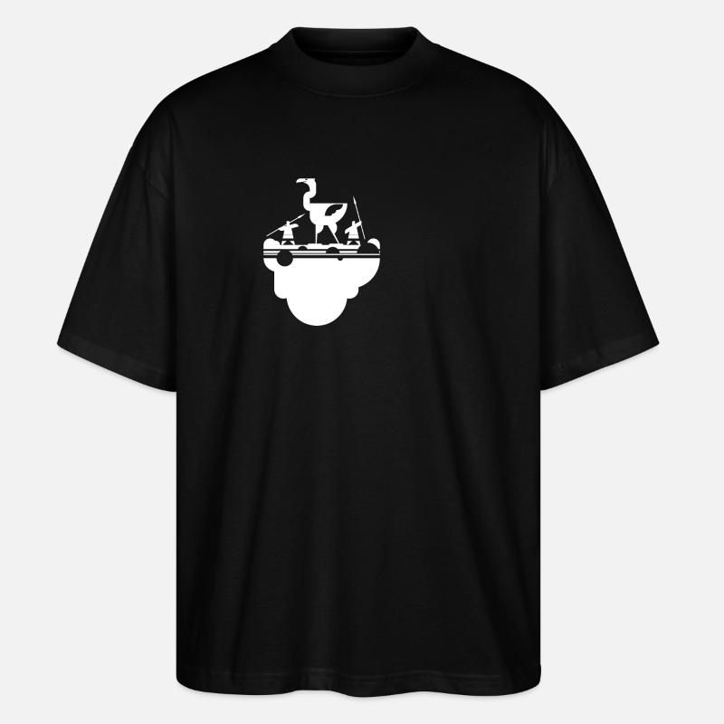 Steinzeitjagd - Stanley/Stella Oversized Unisex Bio T-Shirt Blaster 2.0 - Schwarz