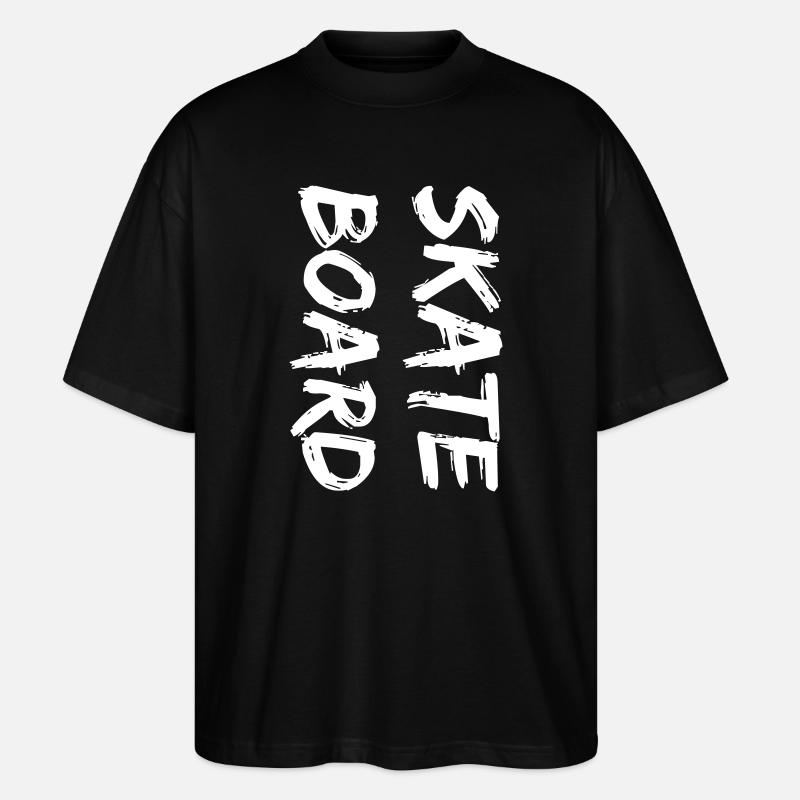 SKATE - Stanley/Stella Oversized Unisex Bio T-Shirt Blaster 2.0 - Schwarz
