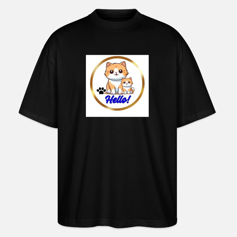 Bonjour - T-shirt bio Blaster 2.0 coupe oversize Stanley/Stella Unisexe - noir