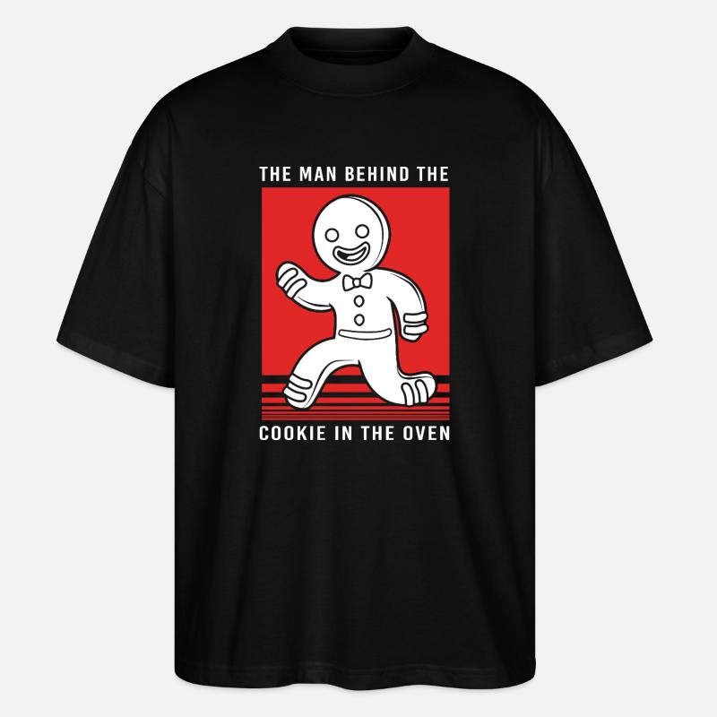 Werdender Papa werdende Väter - Stanley/Stella Oversized Unisex Bio T-Shirt Blaster 2.0 - Schwarz