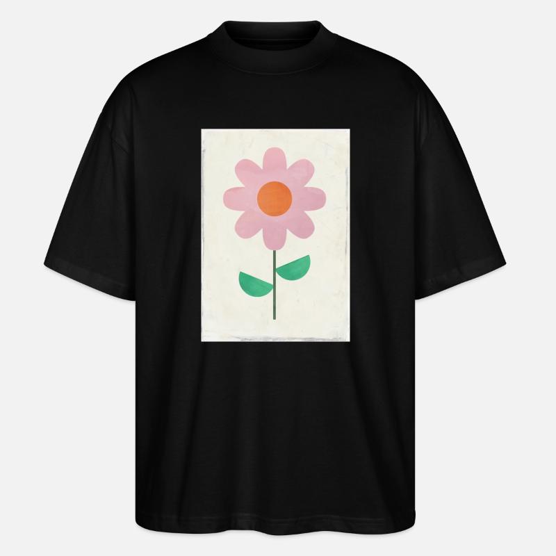 Blume - Stanley/Stella Oversized Unisex Bio T-Shirt Blaster 2.0 - Schwarz