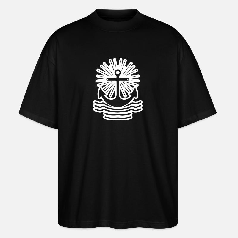 Anker - Stanley/Stella Oversized Unisex Bio T-Shirt Blaster 2.0 - Schwarz