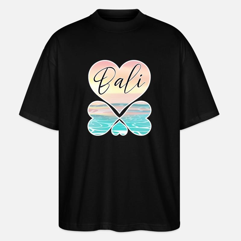 Bali - Indonésie - T-shirt bio Blaster 2.0 coupe oversize Stanley/Stella Unisexe - noir