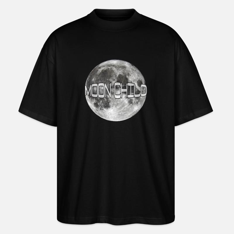 Moon Child - Stanley/Stella Oversized Unisex Bio T-Shirt Blaster 2.0 - Schwarz