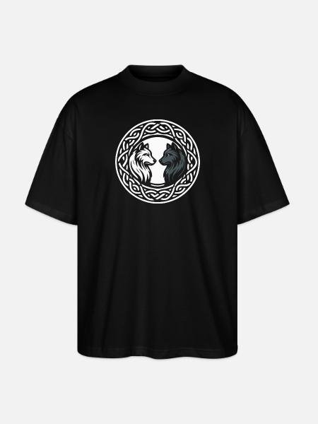 Inner animals - Stanley/Stella Oversized Unisex Organic T-shirt Blaster 2.0 - black