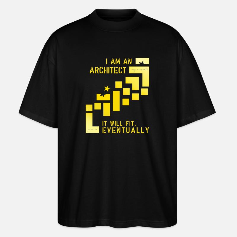 Achitect - T-shirt bio Blaster 2.0 coupe oversize Stanley/Stella Unisexe - noir