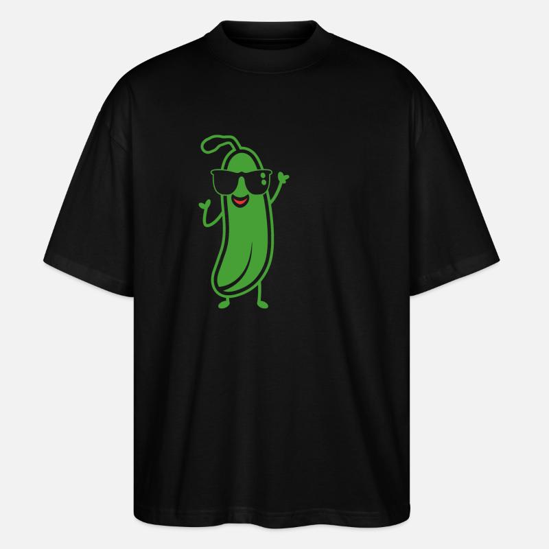 Zucchini - Stanley/Stella Oversized Unisex Bio T-Shirt Blaster 2.0 - Schwarz