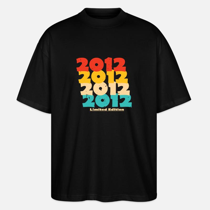 2012: Limited Edition - 12th Anniversary - Stanley/Stella Oversized Unisex Organic T-shirt Blaster 2.0 - black