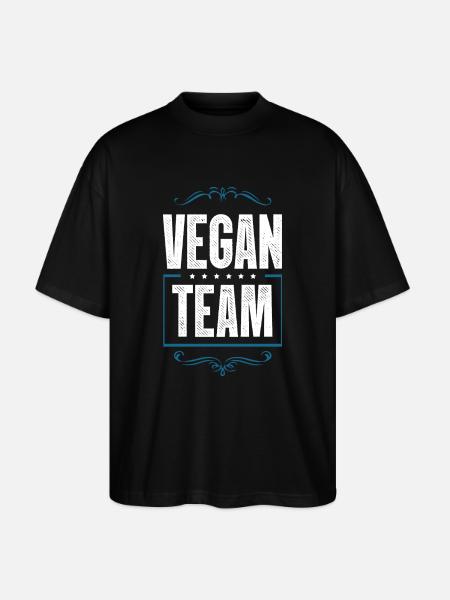 Vegan Team - Stanley/Stella Oversized Unisex Organic T-shirt Blaster 2.0 - black