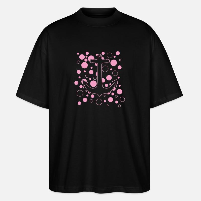 Anker - Stanley/Stella Oversized Unisex Bio T-Shirt Blaster 2.0 - Schwarz