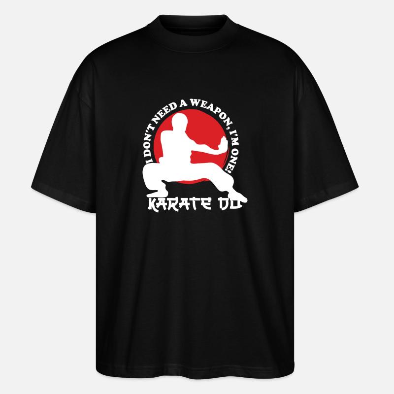 Karate-Do - Stanley/Stella Oversized Unisex Bio T-Shirt Blaster 2.0 - Schwarz