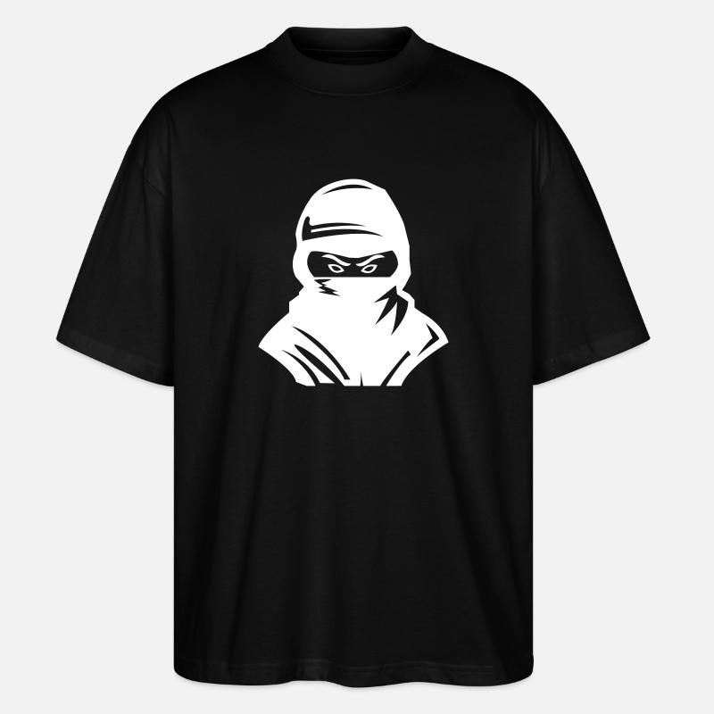 ninja - Stanley/Stella Oversized Unisex Bio T-Shirt Blaster 2.0 - Schwarz