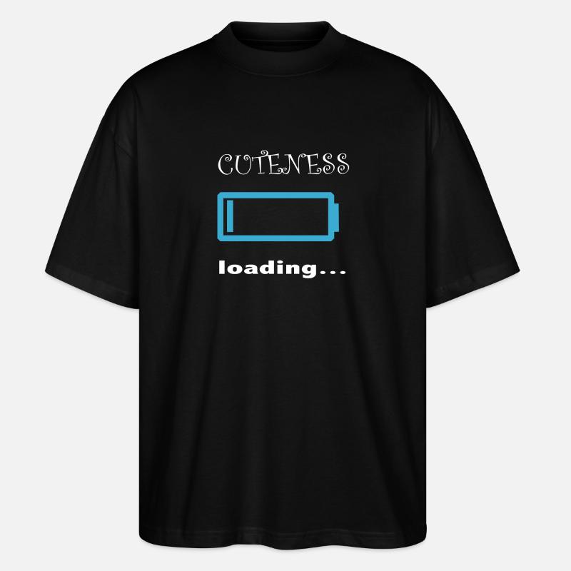 Cuteness loading...II - Stanley/Stella Oversized Unisex Bio T-Shirt Blaster 2.0 - Schwarz
