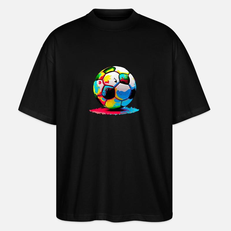Fußball - Stanley/Stella Oversized Unisex Bio T-Shirt Blaster 2.0 - Schwarz
