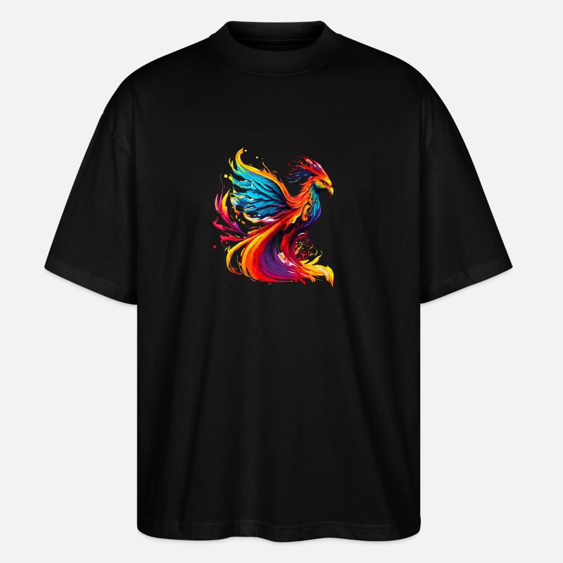 Phönix - Stanley/Stella Oversized Unisex Bio T-Shirt Blaster 2.0 - Schwarz