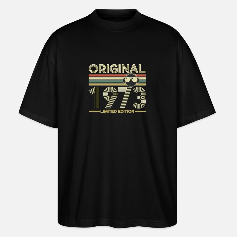 1973 - Stanley/Stella Oversized Unisex Bio T-Shirt Blaster 2.0 - Schwarz