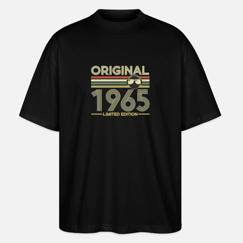 1965 - Stanley/Stella Oversized Unisex Bio T-Shirt Blaster 2.0 - Schwarz