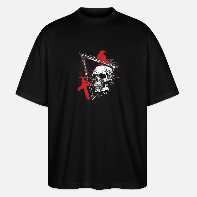 Style Polka Raven Noir - T-shirt bio Blaster 2.0 coupe oversize Stanley/Stella Unisexe - noir