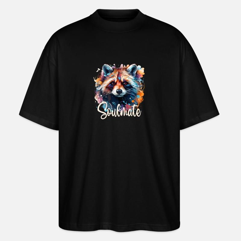 Soulmate - Stanley/Stella Oversized Unisex Bio T-Shirt Blaster 2.0 - Schwarz