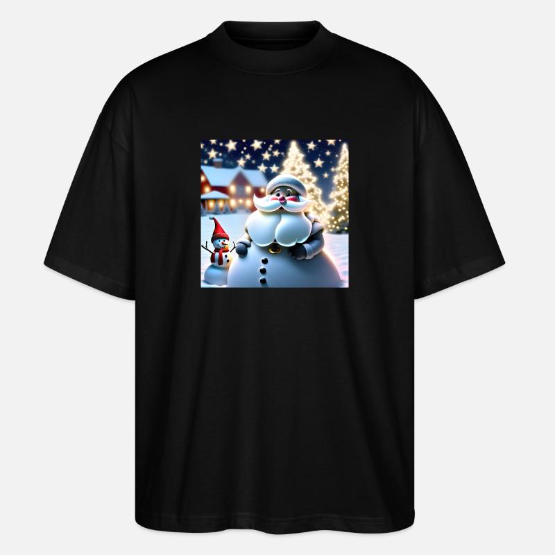 Joyeux Noel #5 - T-shirt bio Blaster 2.0 coupe oversize Stanley/Stella Unisexe - noir
