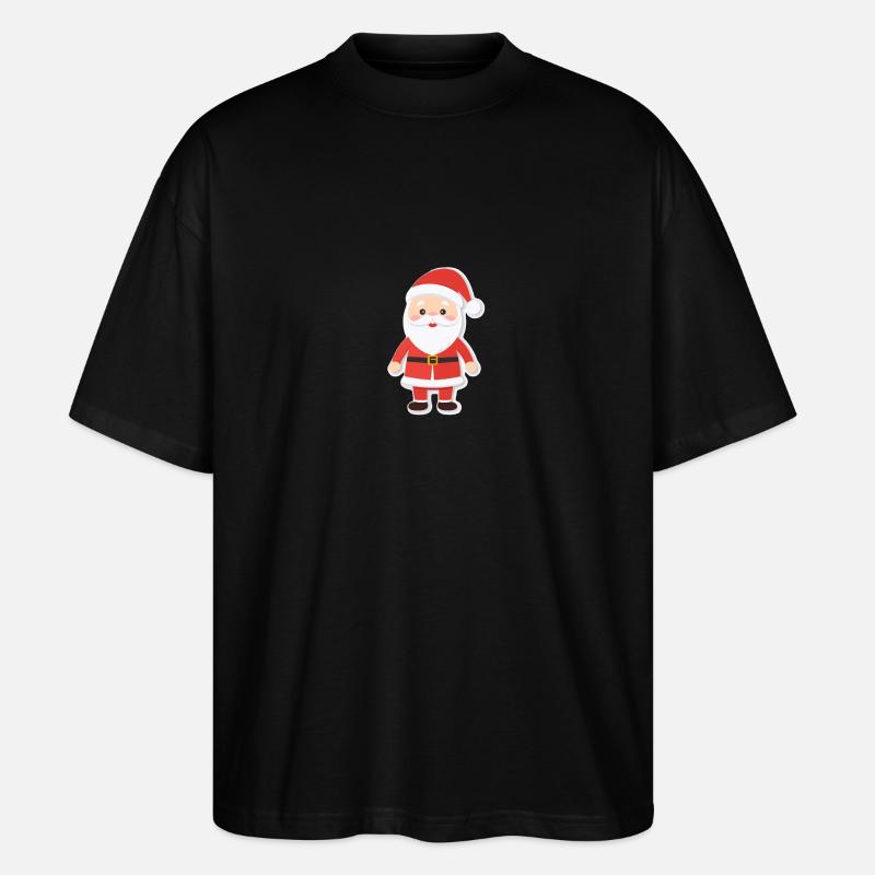 Weihnachtsmann - Illustration - Stanley/Stella Oversized Unisex Bio T-Shirt Blaster 2.0 - Schwarz