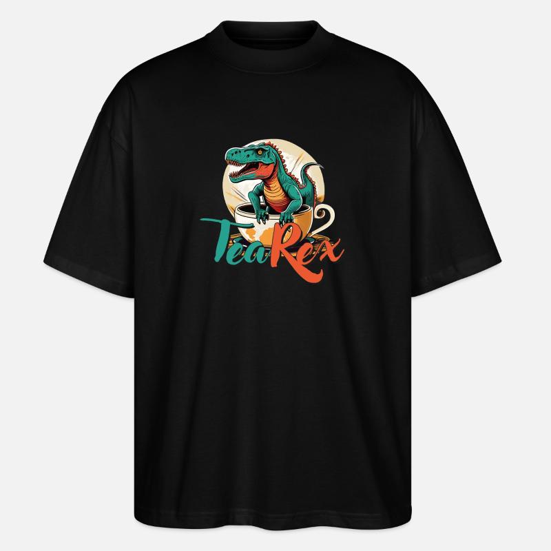 TeaRex - T-shirt bio Blaster 2.0 coupe oversize Stanley/Stella Unisexe - noir