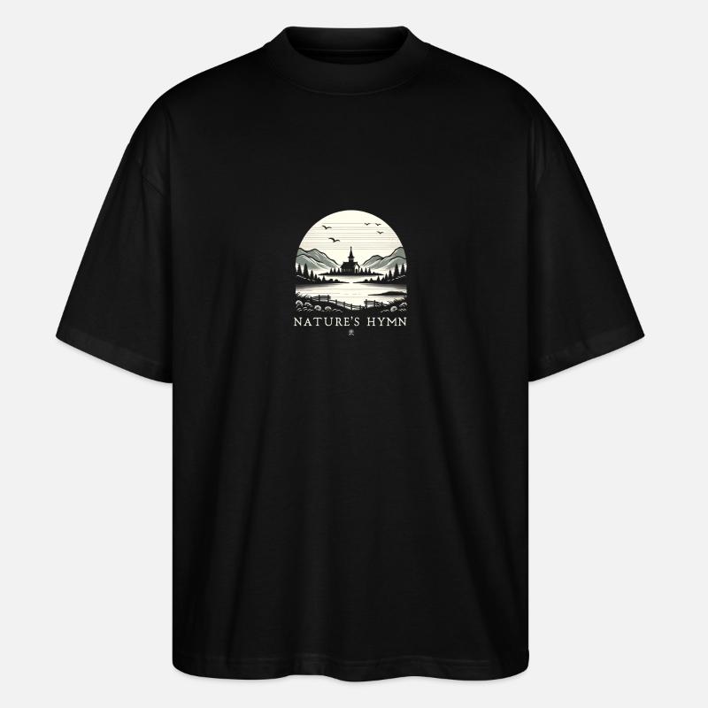 Nihon Nature's Hymn - Stanley/Stella Oversized Unisex Bio T-Shirt Blaster 2.0 - Schwarz