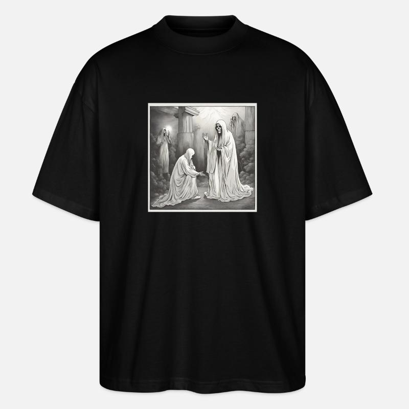 Spiritualité de l’espace - T-shirt bio Blaster 2.0 coupe oversize Stanley/Stella Unisexe - noir