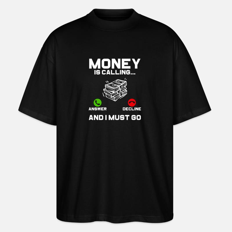 Dollar millionnaire de succès - T-shirt bio Blaster 2.0 coupe oversize Stanley/Stella Unisexe - noir