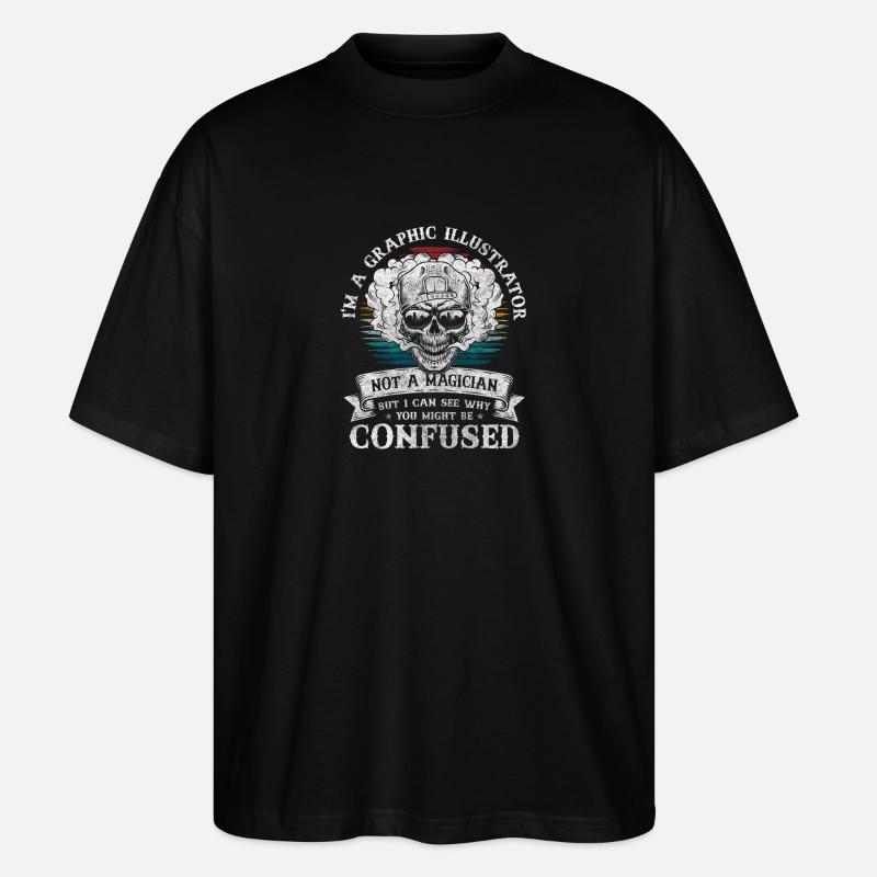 Designer Moderne Kunst - Stanley/Stella Oversized Unisex Bio T-Shirt Blaster 2.0 - Schwarz