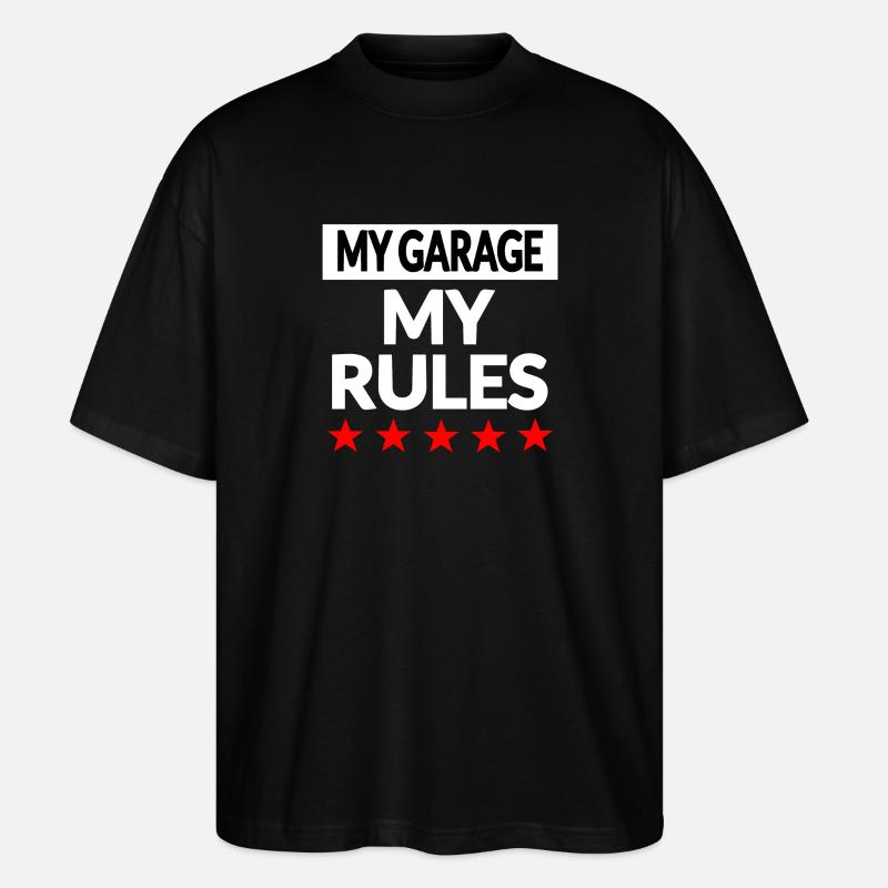 Garage - Stanley/Stella Oversized Unisex Bio T-Shirt Blaster 2.0 - Schwarz