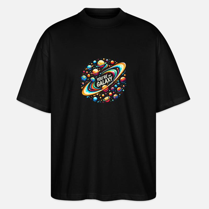 Himmlischer Tanz - Stanley/Stella Oversized Unisex Bio T-Shirt Blaster 2.0 - Schwarz