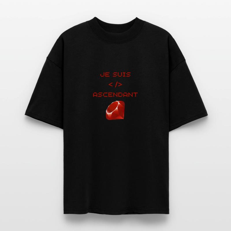 Ruby web developer Stanley/Stella Oversized Unisex Organic T-shirt Blaster 2.0