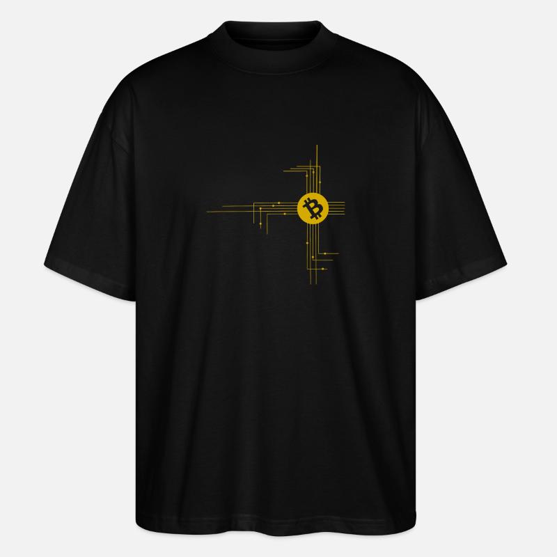 Die Finanz Revolution Bitcoin - Stanley/Stella Oversized Unisex Bio T-Shirt Blaster 2.0 - Schwarz