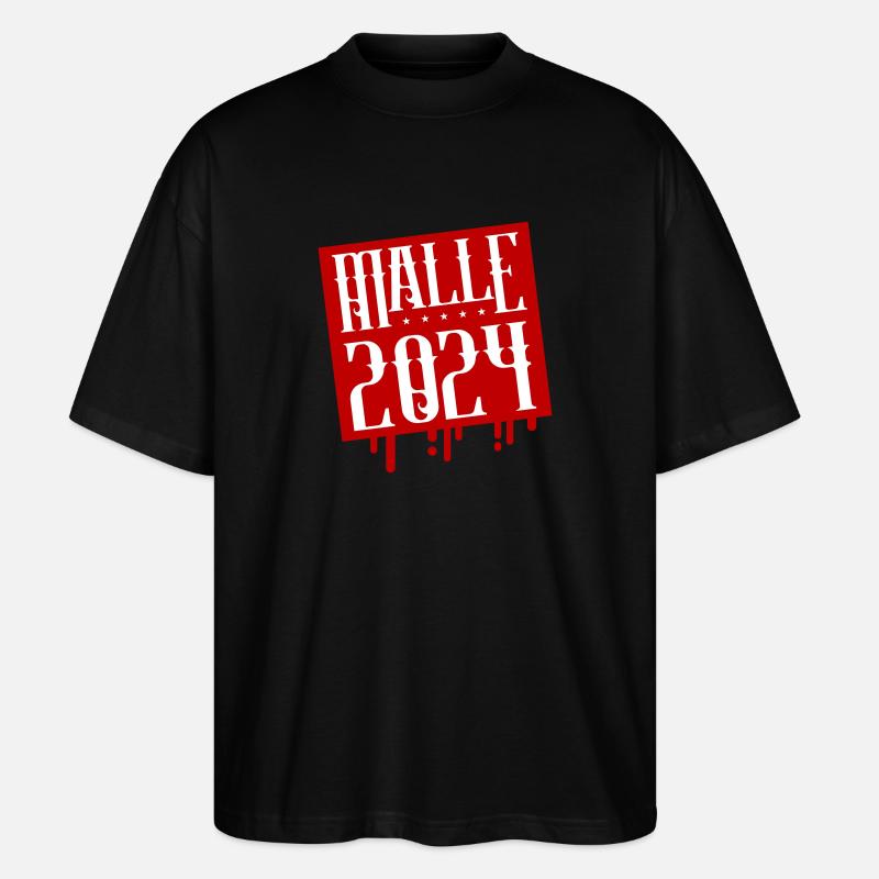 Malle 2024 Mallorca - T-shirt bio Blaster 2.0 coupe oversize Stanley/Stella Unisexe - noir