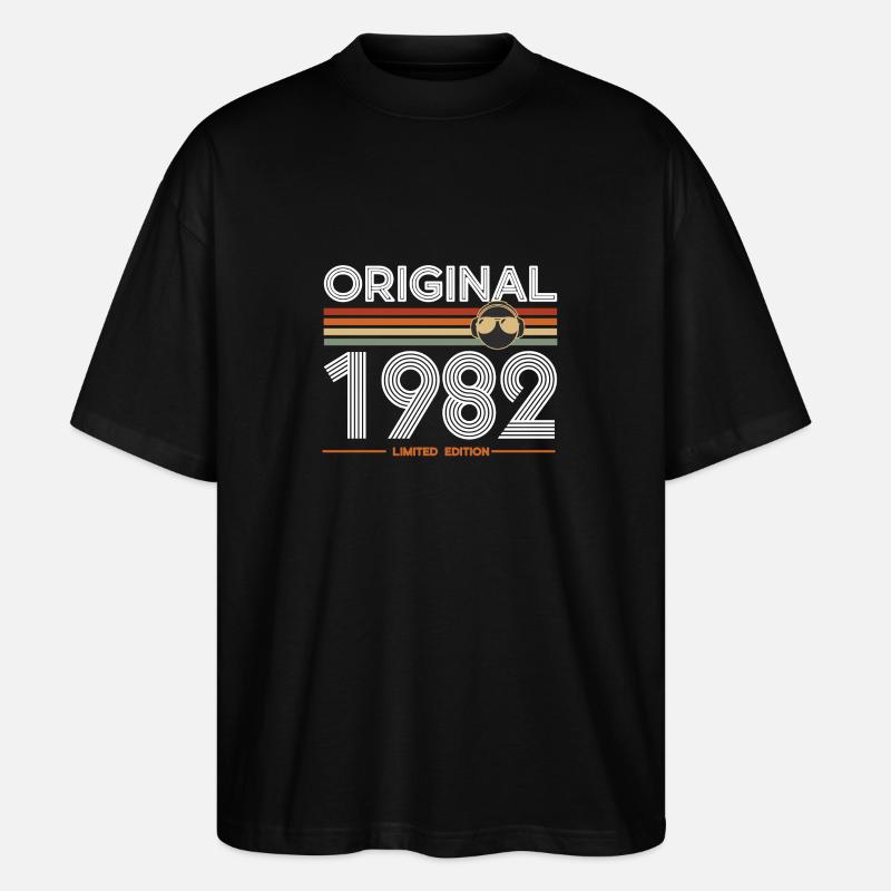 1982 - Stanley/Stella Oversized Unisex Bio T-Shirt Blaster 2.0 - Schwarz
