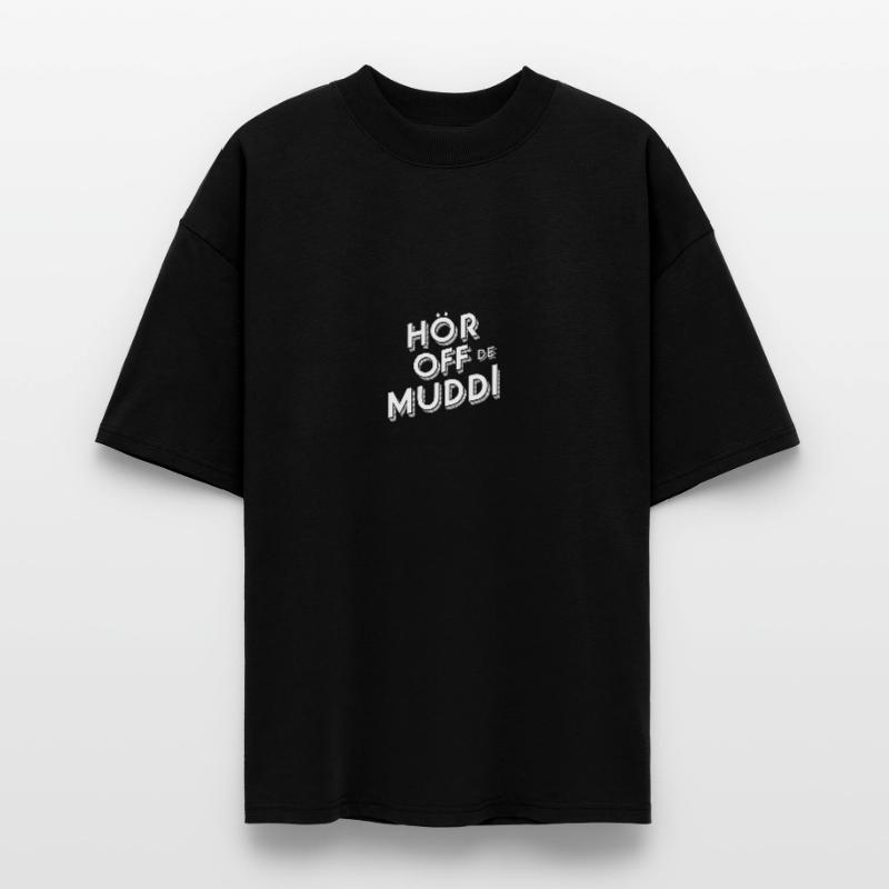 Dialecte saxon Hör off de muddi T-shirt bio Blaster 2.0 coupe oversize Stanley/Stella Unisexe