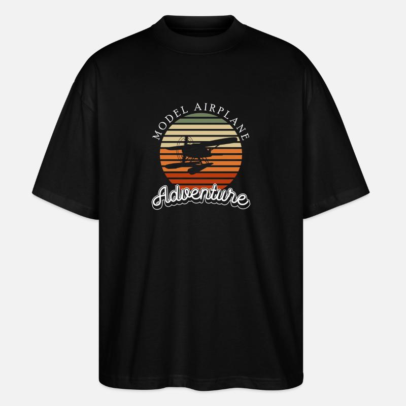 Model Maker Sky Model - Stanley/Stella Oversized Unisex Organic T-shirt Blaster 2.0 - black