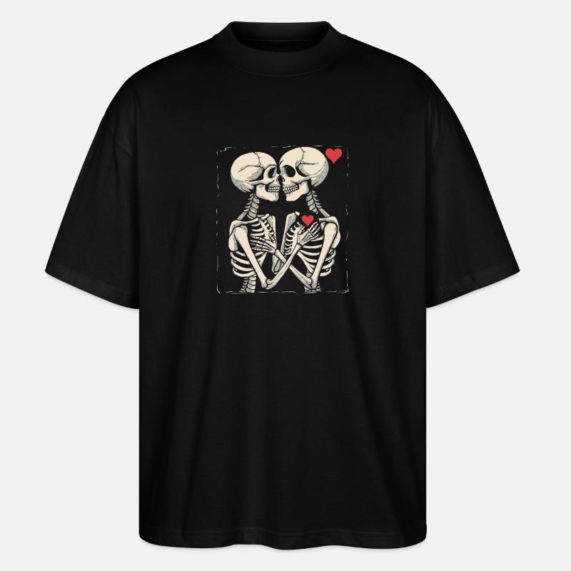 Ewige Liebe - Stanley/Stella Oversized Unisex Bio T-Shirt Blaster 2.0 - Schwarz
