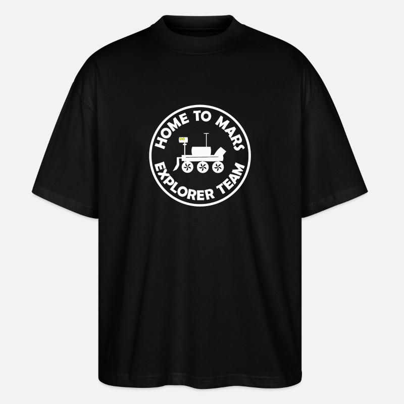 L’équipe Explorer - T-shirt bio Blaster 2.0 coupe oversize Stanley/Stella Unisexe - noir