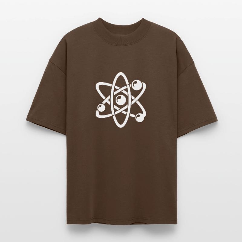 Atomic Nucleus Physics Atom Electron Atomic Model Stanley/Stella Oversized Unisex Organic T-shirt Blaster 2.0