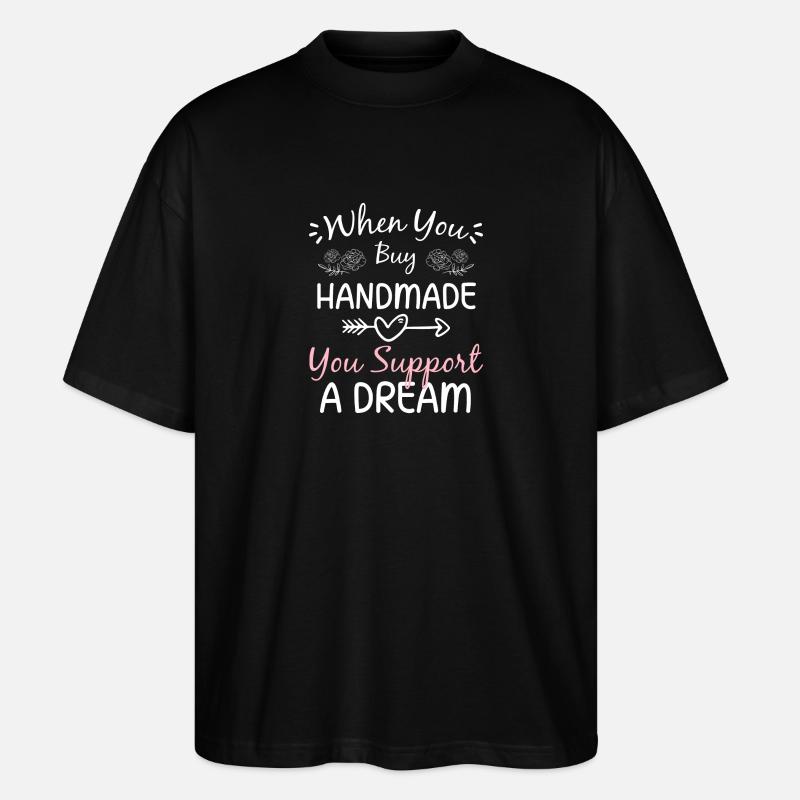 Défilé de mode Shopping Style - T-shirt bio Blaster 2.0 coupe oversize Stanley/Stella Unisexe - noir